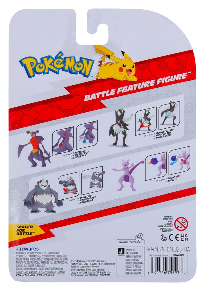 Pokémon Battle Feature Figure Actionfigur Pandagro - Preorder - ETA: 25.09.2026