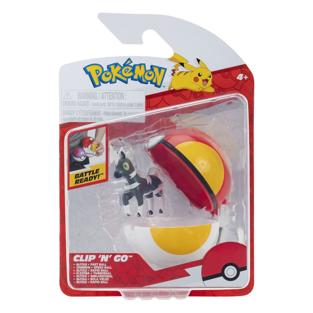 Pokémon Clip'n'Go Poké Balls Elezeba & Turboball - Versand: 5-7 Tage nach Bestellung