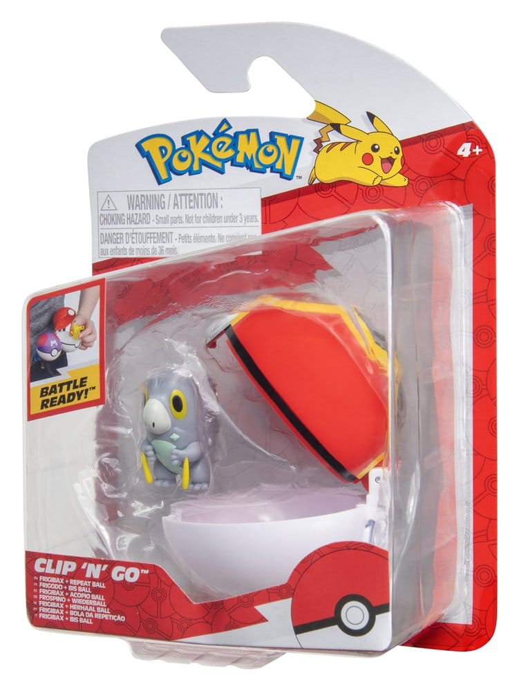 Pokémon Clip 'n' Go Actionfigur Wave 21 Frospino & Wiederball - Preorder - ETA: 25.09.2026