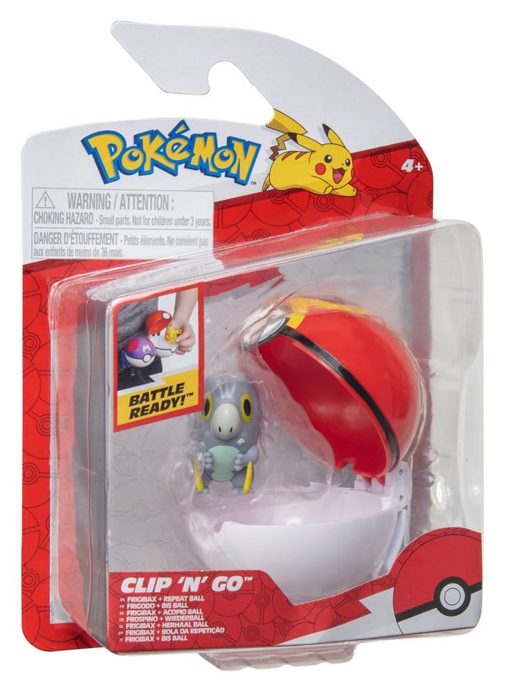 Pokémon Clip 'n' Go Actionfigur Wave 21 Frospino & Wiederball - Preorder - ETA: 25.09.2026