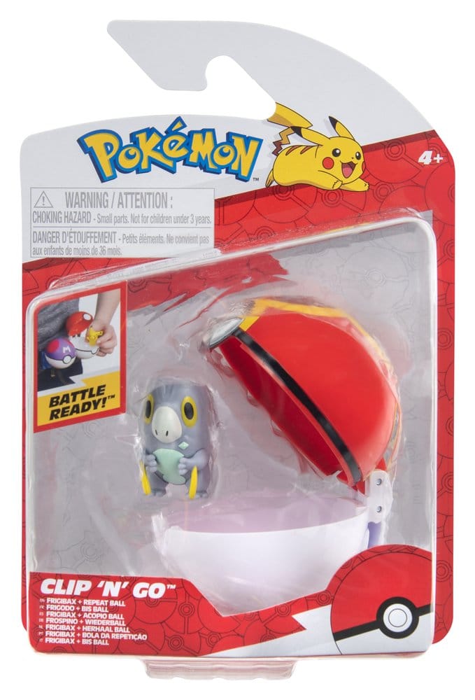 Pokémon Clip 'n' Go Actionfigur Wave 21 Frospino & Wiederball - Preorder - ETA: 25.09.2026