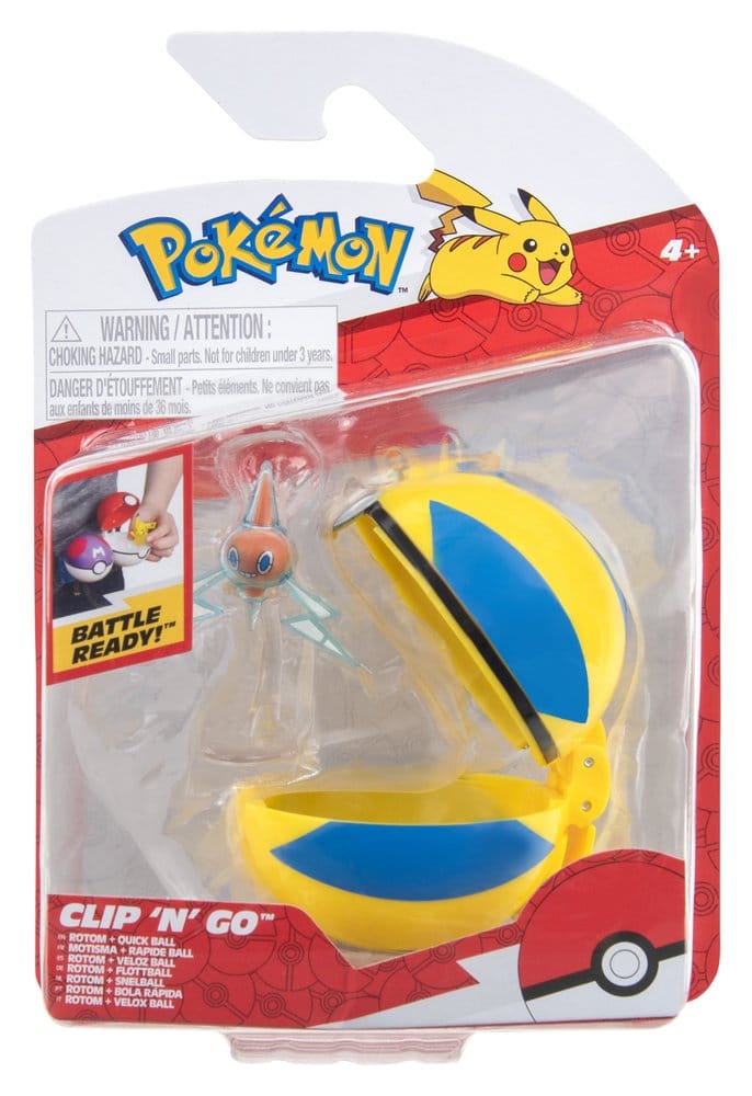 Pokémon Clip 'n' Go Actionfigur Wave 21 Rotom & Schnellball - Preorder - ETA: 25.09.2026