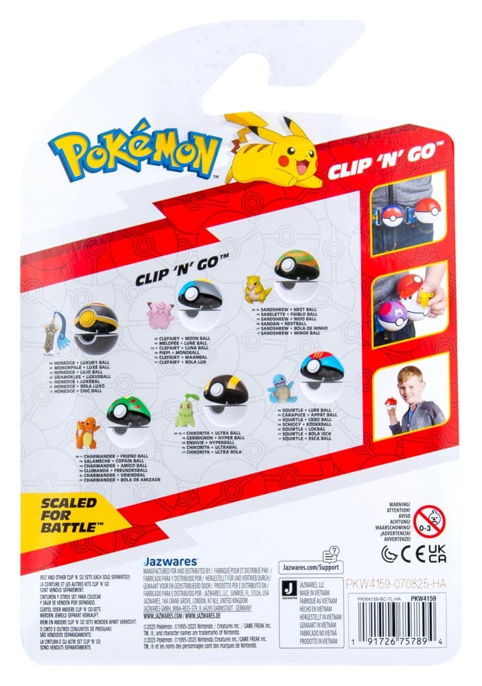 Pokémon Clip 'n' Go Actionfigur Wave 22 Gramokles & Luxusball - Preorder - ETA: 25.09.2026