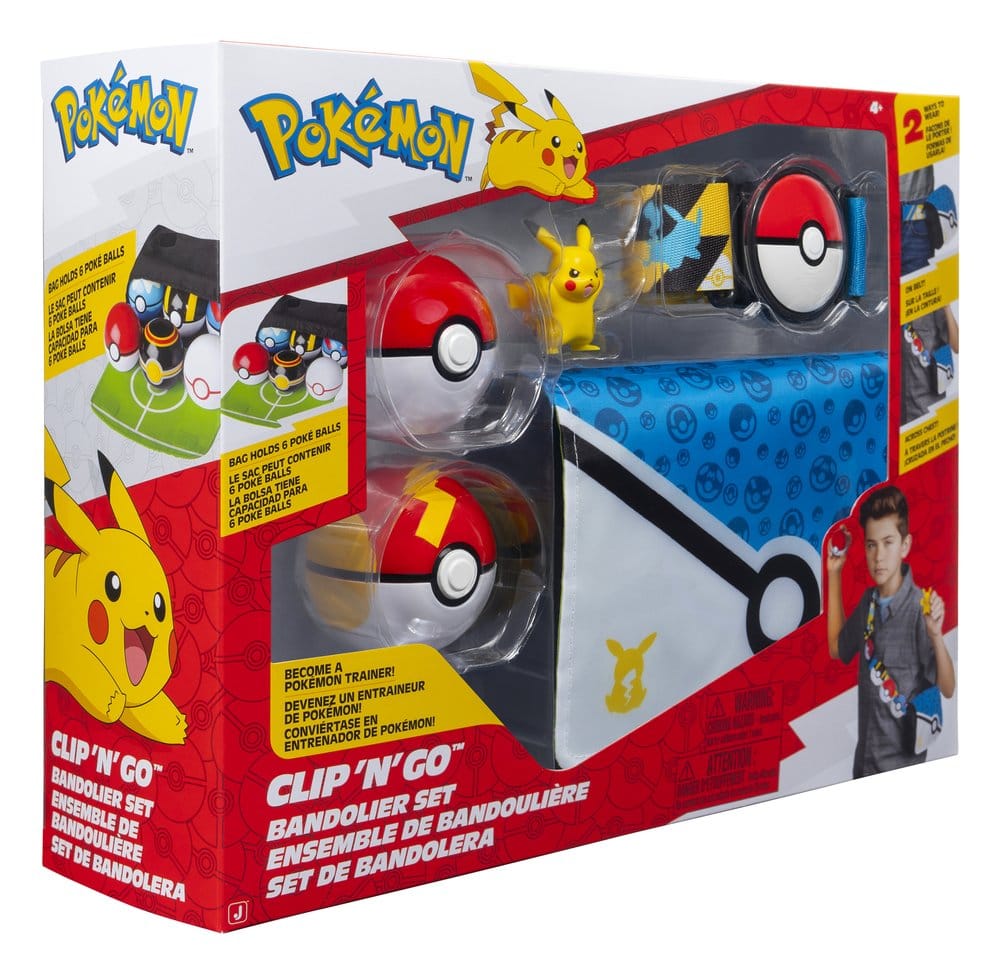 Pokémon Clip 'n' Go Patronengurt-Set Pikachu - Preorder - ETA: 25.09.2026