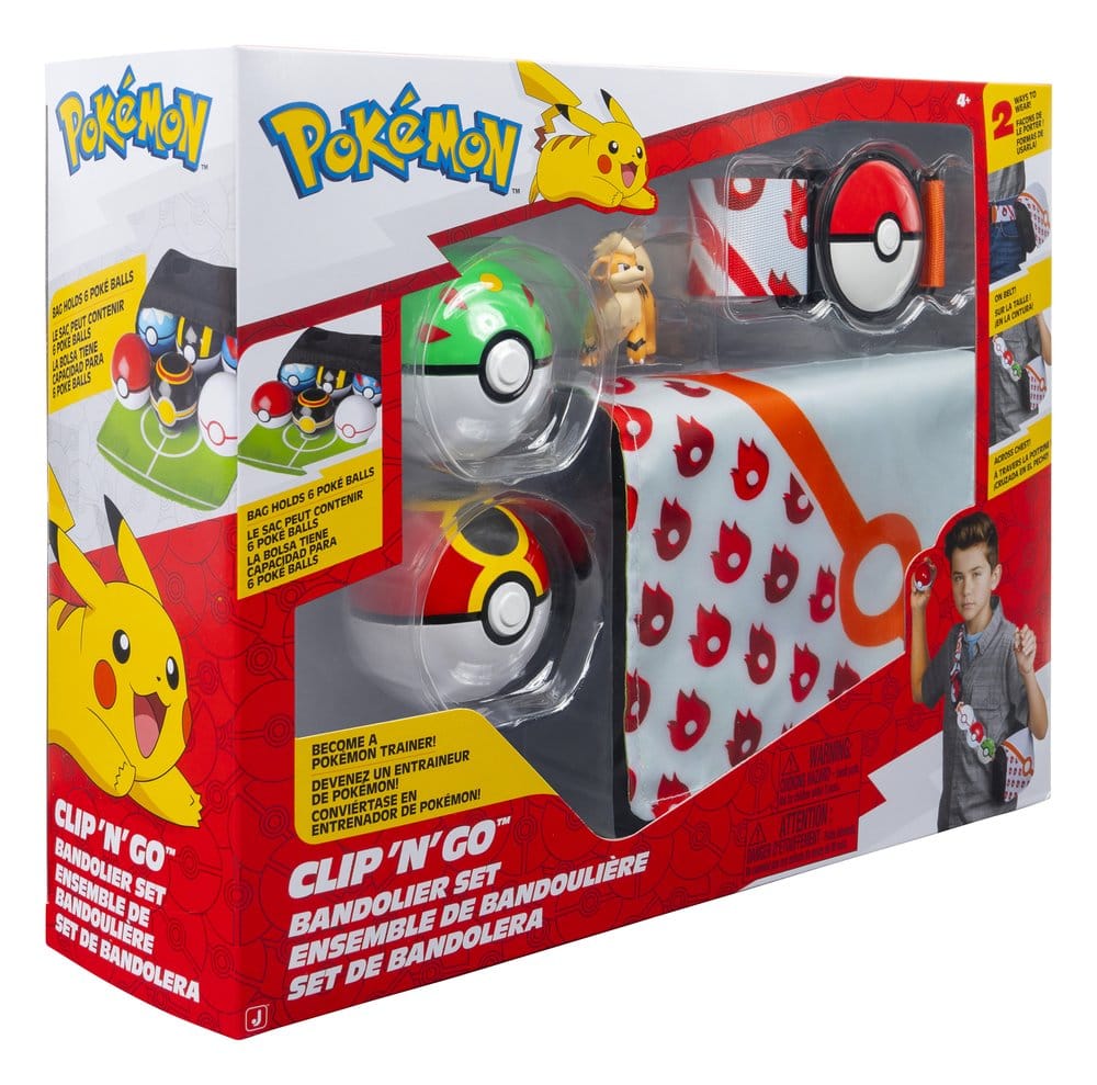 Pokémon Clip 'n' Go Patronengurt-Set Fukano - Preorder - ETA: 25.09.2026