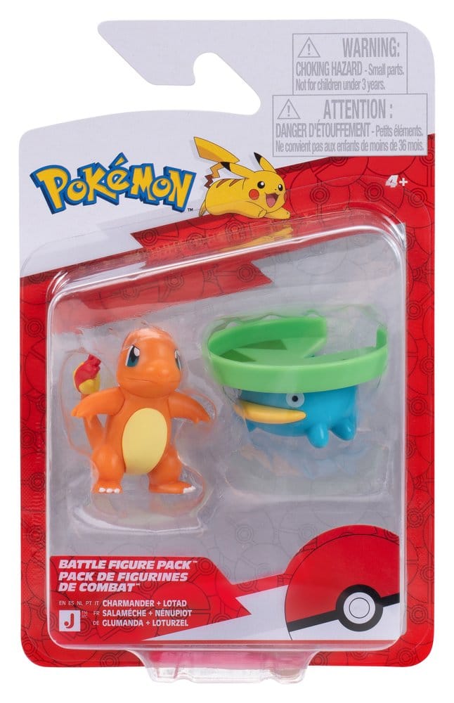 Pokémon Battle Figure Actionfiguren 2er-Pack Loturzel & Glumanda - Preorder - ETA: 25.09.2026