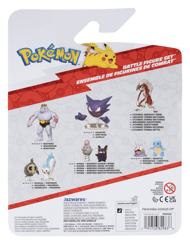 Pokémon Battle Figure Set Actionfiguren Bisasam, Ditto & Alola-Knogga (3er-Pack) - Preorder - ETA: 25.01.2027