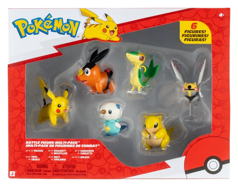 Pokémon Battle Figure Actionfiguren 6er-Pack - Preorder - ETA: 25.09.2026