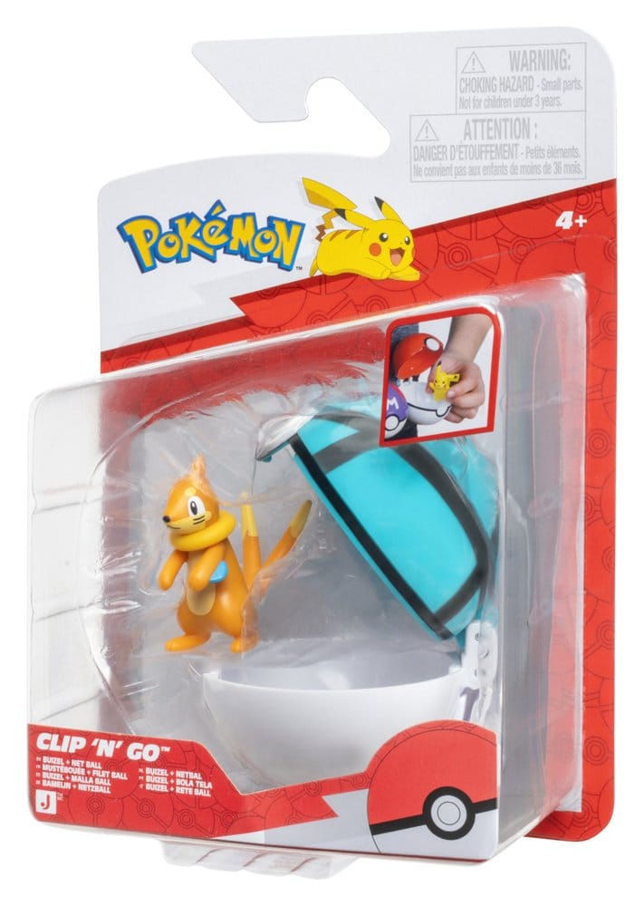 Pokémon Clip 'n' Go Actionfigur Bamelin & Netzball - Preorder - ETA: 25.09.2026