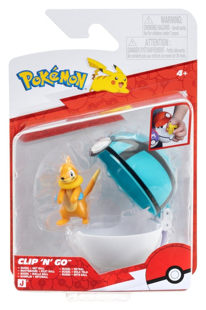Pokémon Clip 'n' Go Actionfigur Bamelin & Netzball - Preorder - ETA: 25.09.2026