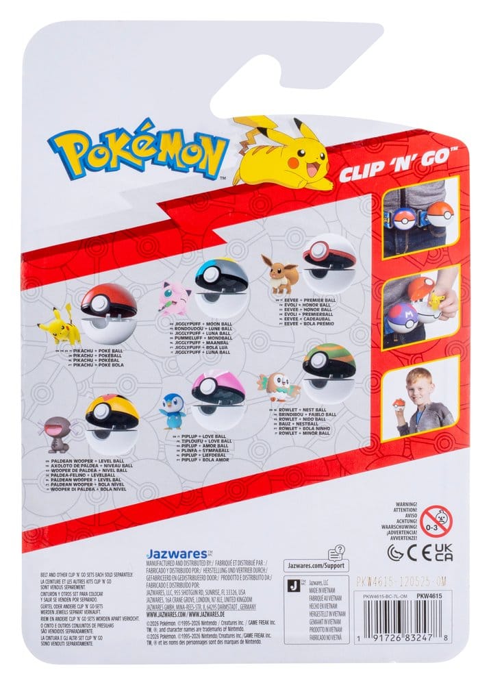 Pokémon Clip 'N' Go Evoli & Premierball - Preorder - ETA: 25.11.2026