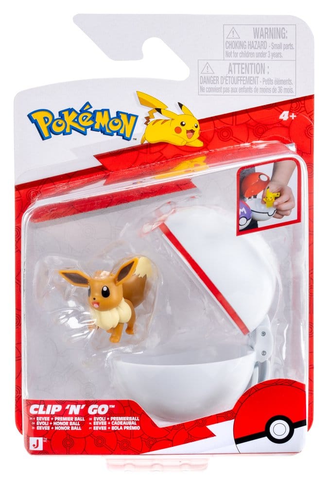 Pokémon Clip 'N' Go Evoli & Premierball - Preorder - ETA: 25.11.2026
