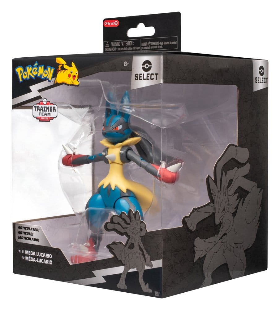 Pokémon Select Super-Articulated Actionfigur Mega-Lucario - Preorder - ETA: 25.10.2026