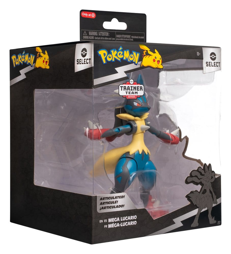 Pokémon Select Super-Articulated Actionfigur Mega-Lucario - Preorder - ETA: 25.10.2026