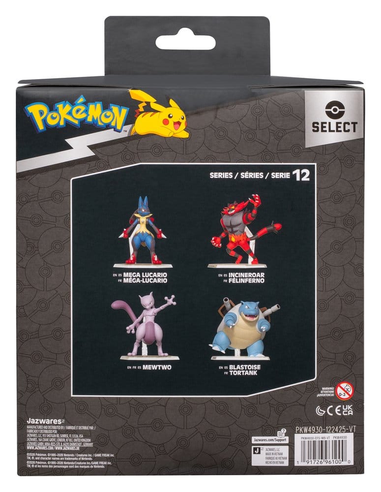 Pokémon Select Super-Articulated Actionfigur Turtok - Preorder - ETA: 25.10.2026