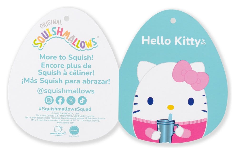 Squishmallows Hello Kitty and Friends Plüschfigur Hello Kitty Cup 30 cm - Preorder - ETA: 25.10.2026