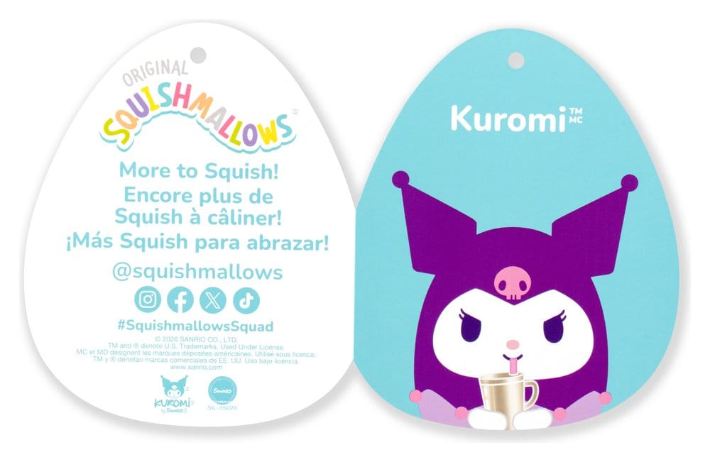 Squishmallows Hello Kitty and Friends Plüschfigur Kuromi Cup 30 cm - Preorder - ETA: 25.10.2026