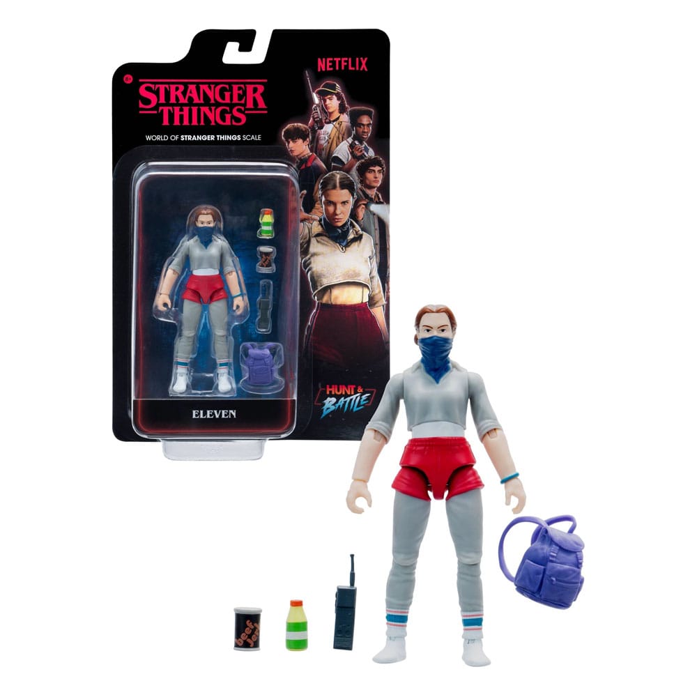 Stranger Things World Of Core Figures Actionfigur Eleven #2 with Accy 10 cm          - Versand: 7 Tage nach Bestellung