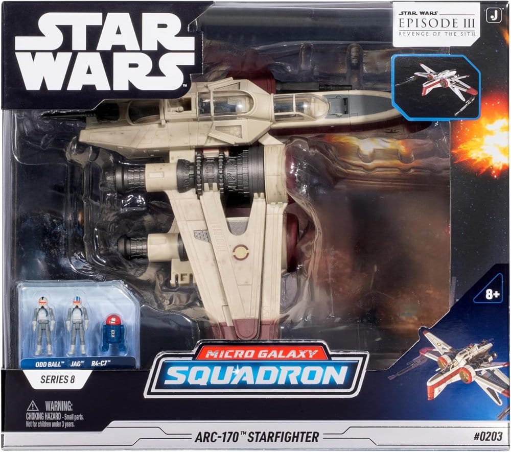Star Wars Deluxe Fahrzeug ARC 170 20 cm (Series 8) - Versand: 7 Tage nach Bestellung