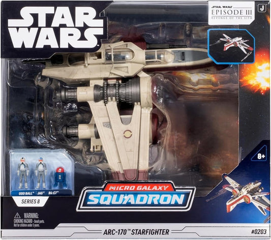 Star Wars Deluxe Fahrzeug ARC 170 20 cm (Series 8) - Versand: 7 Tage nach Bestellung