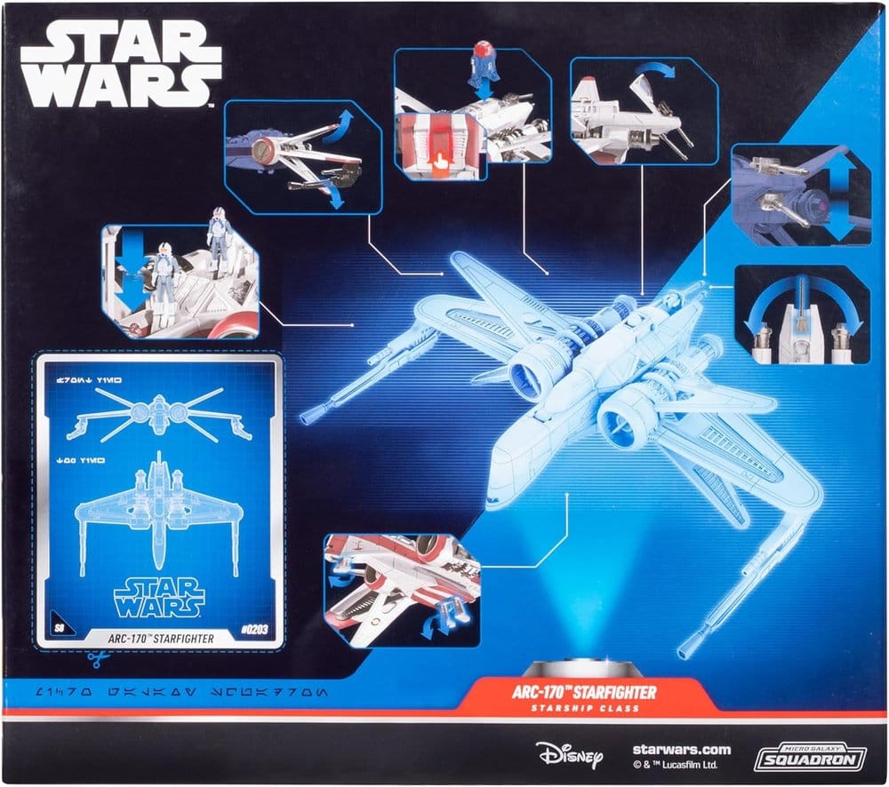 Star Wars Deluxe Fahrzeug ARC 170 20 cm (Series 8) - Versand: 7 Tage nach Bestellung