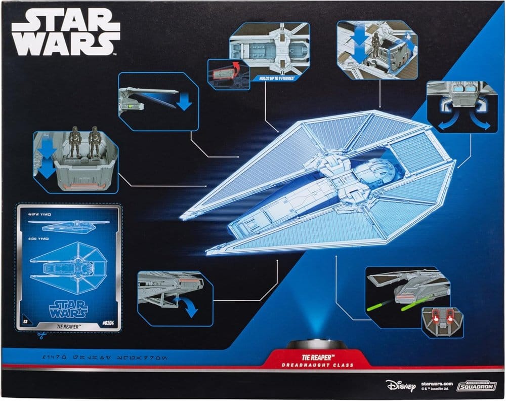 Star Wars Feature Fahrzeug Dreadnaught Class TIE Reaper Attack Lander 23 cm - Versand: 7 Tage nach Bestellung