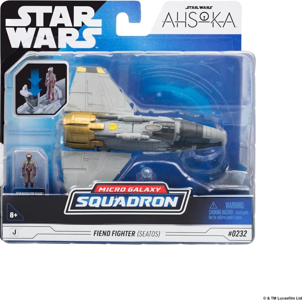 Star Wars Mittelgroßes Fahrzeug Fiend Fighter with Star Navigator 13 cm - Versand: 7 Tage nach Bestellung