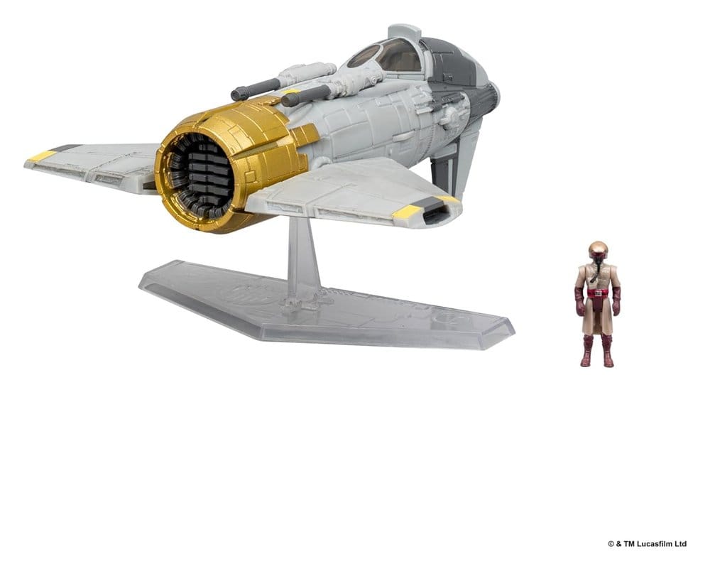 Star Wars Mittelgroßes Fahrzeug Fiend Fighter with Star Navigator 13 cm - Versand: 7 Tage nach Bestellung