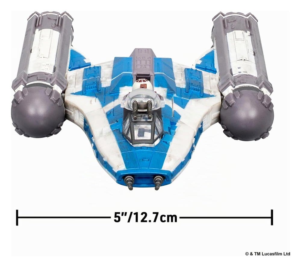 Star Wars Mittelgroßes Fahrzeug BTL-B Y-wing Starfighter with Clone Captain Rex 13 cm - Versand: 7 Tage nach Bestellung