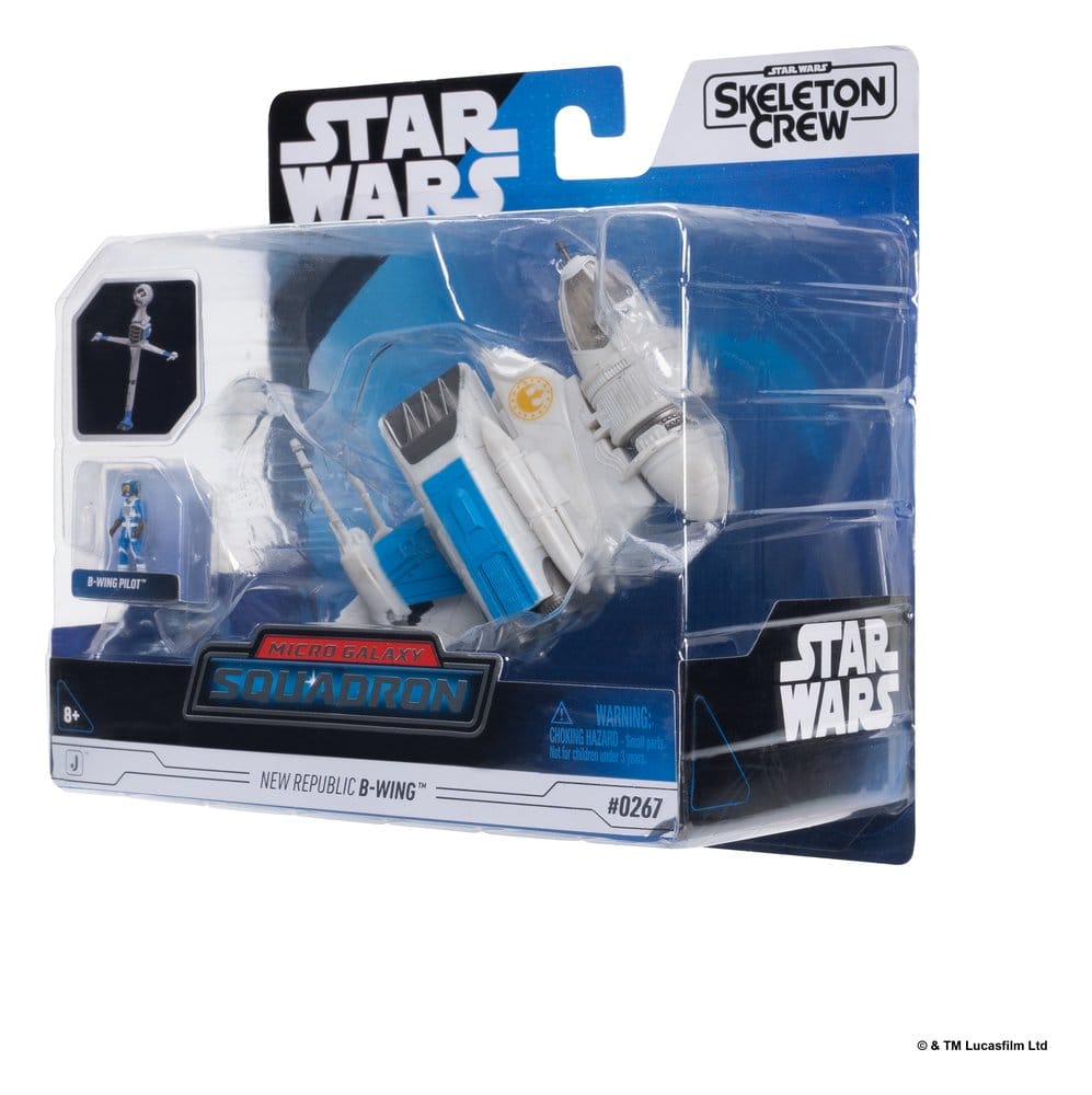 Star Wars Mittelgroßes Fahrzeug & Figuren Set Neue Republik B-flügler & B-flügler Pilot - Preorder - ETA: 25.11.2026