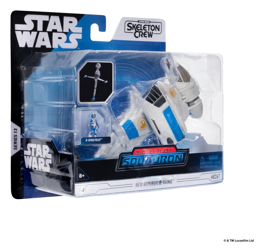 Star Wars Mittelgroßes Fahrzeug & Figuren Set Neue Republik B-flügler & B-flügler Pilot - Preorder - ETA: 25.11.2026