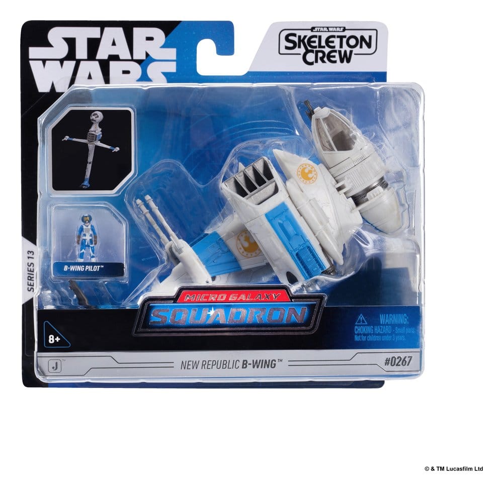 Star Wars Mittelgroßes Fahrzeug & Figuren Set Neue Republik B-flügler & B-flügler Pilot - Preorder - ETA: 25.11.2026