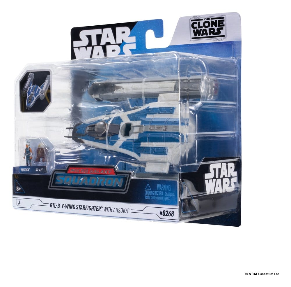 Star Wars Mittelgroßes Fahrzeug & Figuren Set BTL-B Y-Flügler & Ahsoka & R7-A7 - Preorder - ETA: 25.11.2026