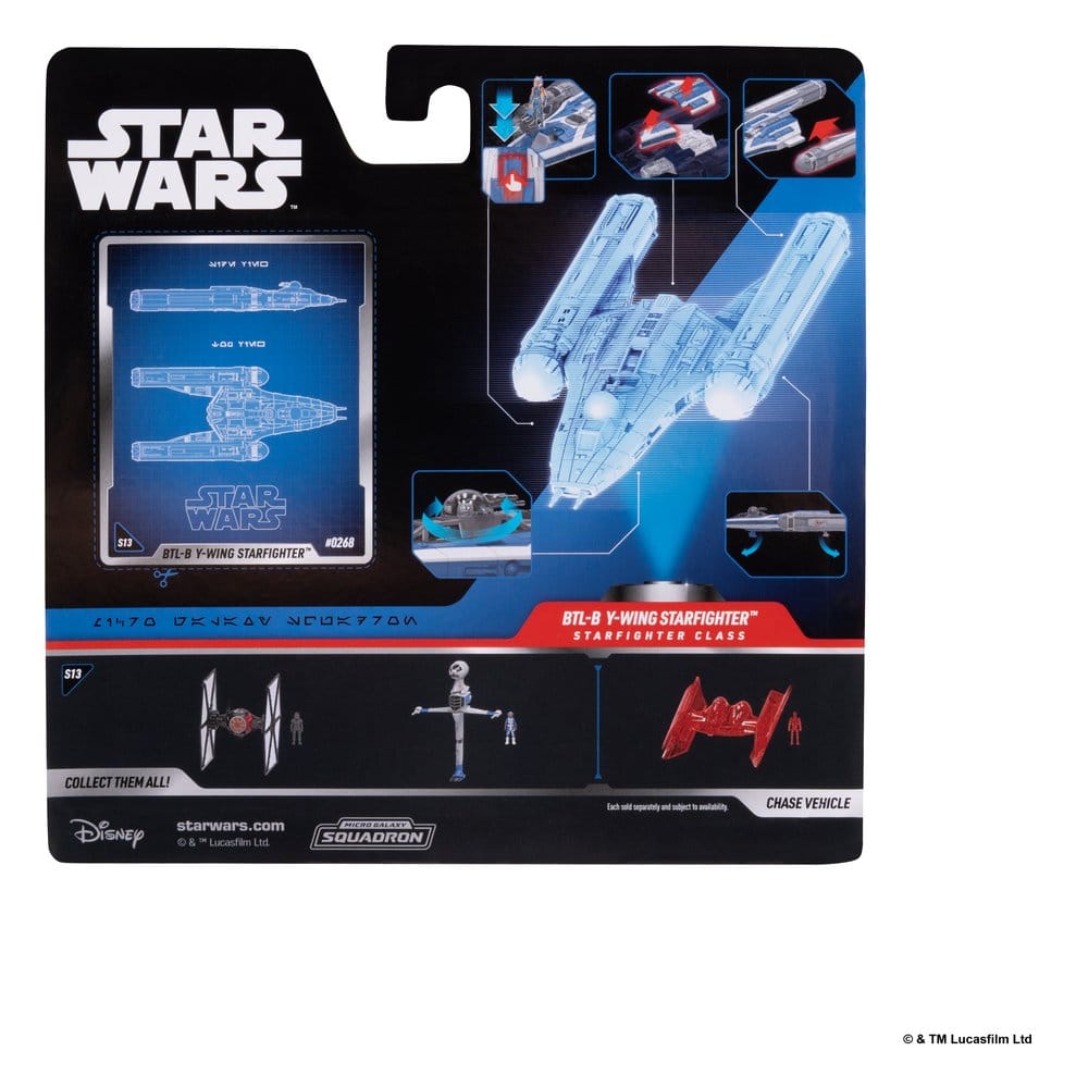 Star Wars Mittelgroßes Fahrzeug & Figuren Set BTL-B Y-Flügler & Ahsoka & R7-A7 - Preorder - ETA: 25.11.2026