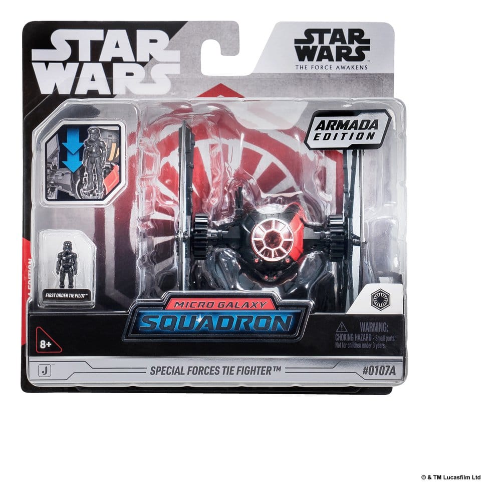 Star Wars Mittelgroßes Fahrzeug & Figuren Set Spezialkräfte TIE-Jäger & Erste Ordnung TIE-Pilot (Armada Edition) - Preorder - ETA: 25.11.2026