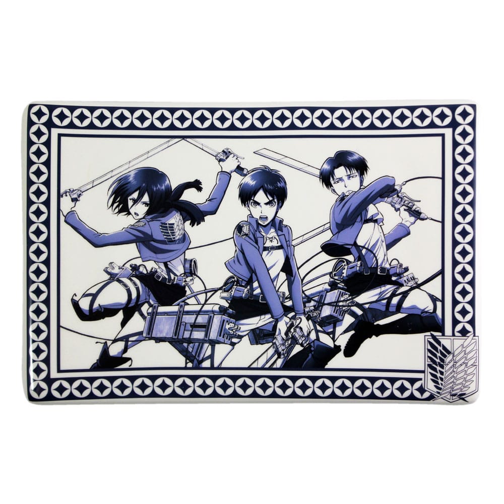 Attack on Titan Keramik Sushi Set mit Essstäbchen  - Preorder - ETA: 25.09.2025