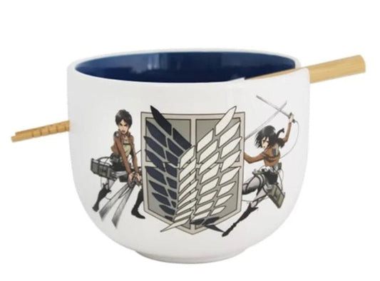 Attack on Titan Ramen-Schüssel mit Stäbchen Survey Corps 414 ml - Preorder - ETA: 25.09.2025