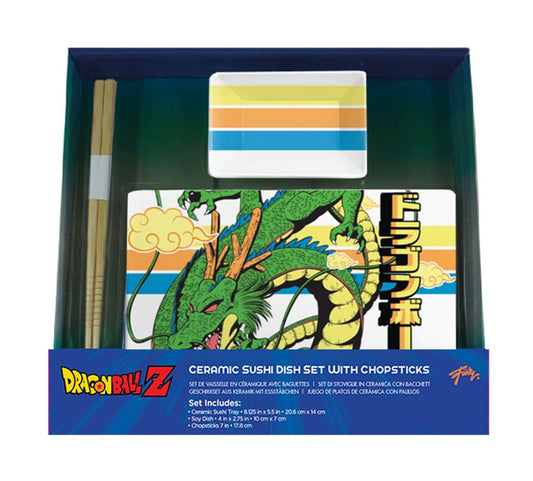 Dragon Ball Z Keramik Sushi Set mit Essstäbchen Shenron - Preorder - ETA: 25.09.2025