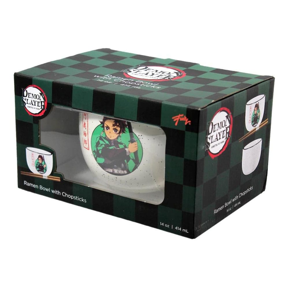 Demon Slayer Ramen-Schüssel mit Stäbchen Tanjiro 414 ml - Preorder - ETA: 25.09.2025