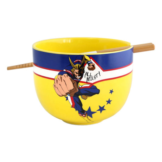 My Hero Academia Ramen-Schüssel mit Stäbchen All Might 414 ml - Preorder - ETA: 25.09.2025