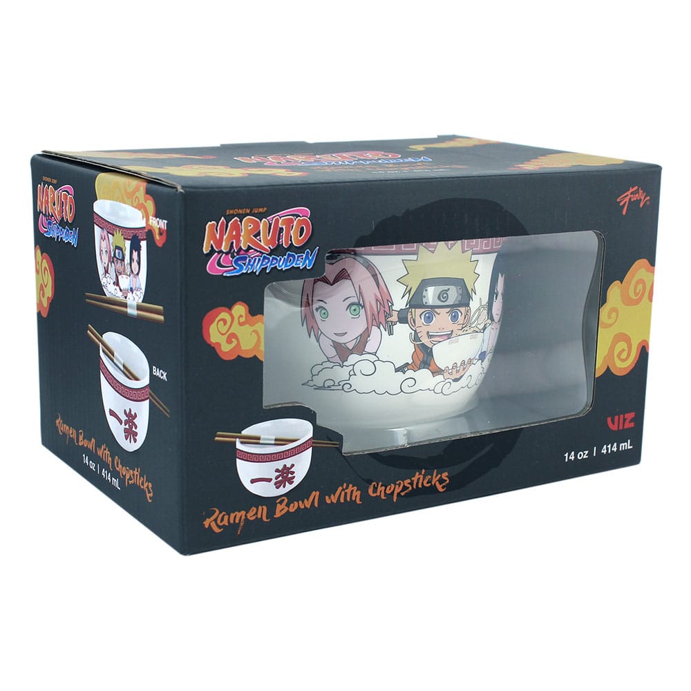 Naruto Shippuden Ramen-Schüssel mit Stäbchen Team Seven 414 ml - Preorder - ETA: 23.11.2025