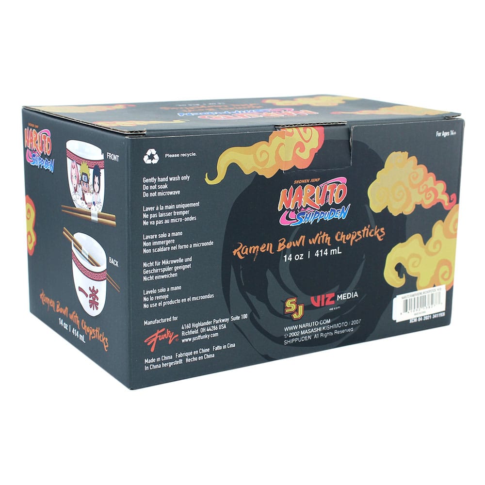 Naruto Shippuden Ramen-Schüssel mit Stäbchen Team Seven 414 ml - Preorder - ETA: 23.11.2025