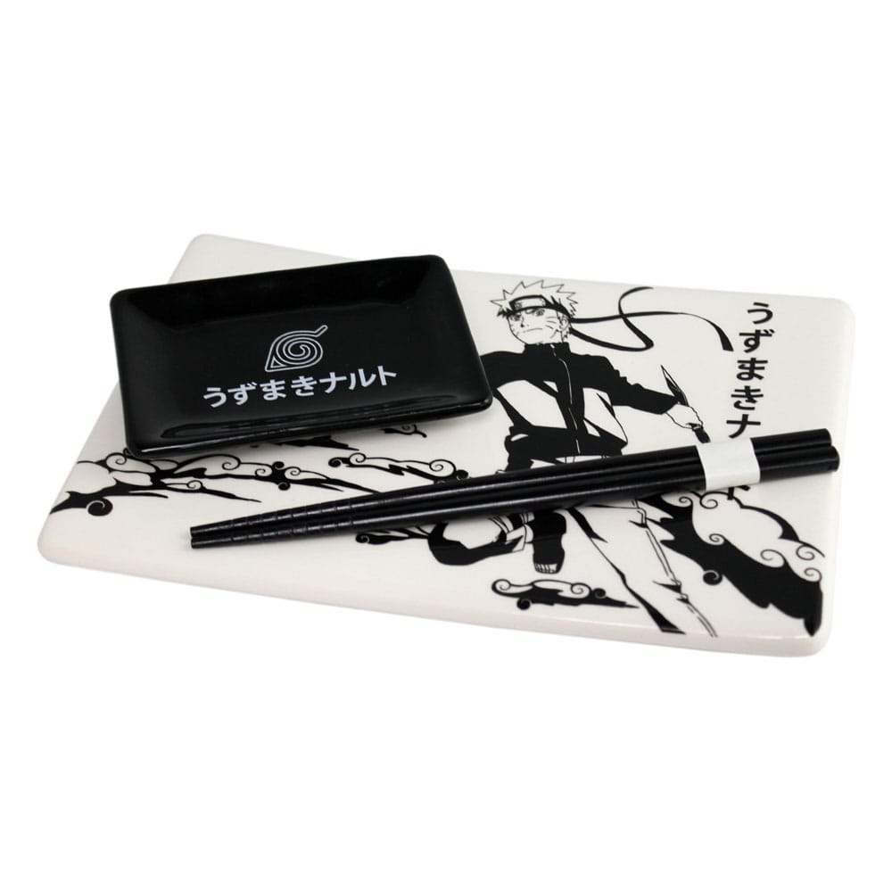 Naruto Shippuden Keramik Sushi Set mit Essstäbchen Naruto - Preorder - ETA: 23.11.2025
