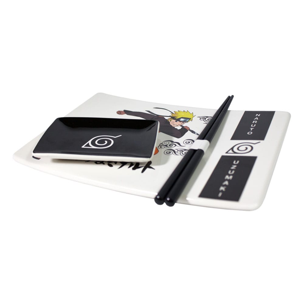 Naruto Shippuden Keramik Sushi Set mit Essstäbchen Naruto Uzumaki - Preorder - ETA: 23.11.2025