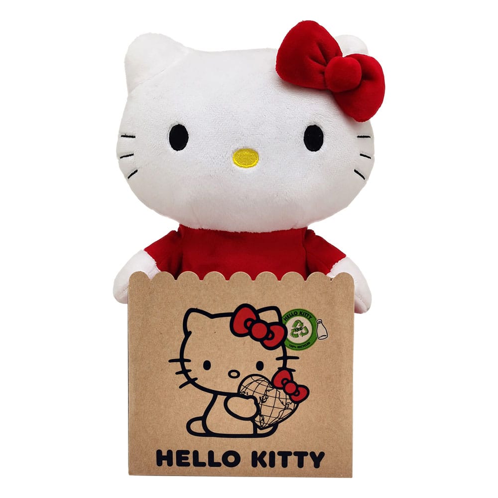 Sanrio Plüschfigur Hello Kitty mit rotem Kleid 24 cm            - Versand: 7 Tage nach Bestellung