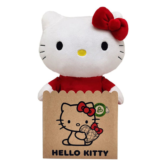 Sanrio Plüschfigur Hello Kitty mit rotem Kleid 24 cm            - Versand: 7 Tage nach Bestellung