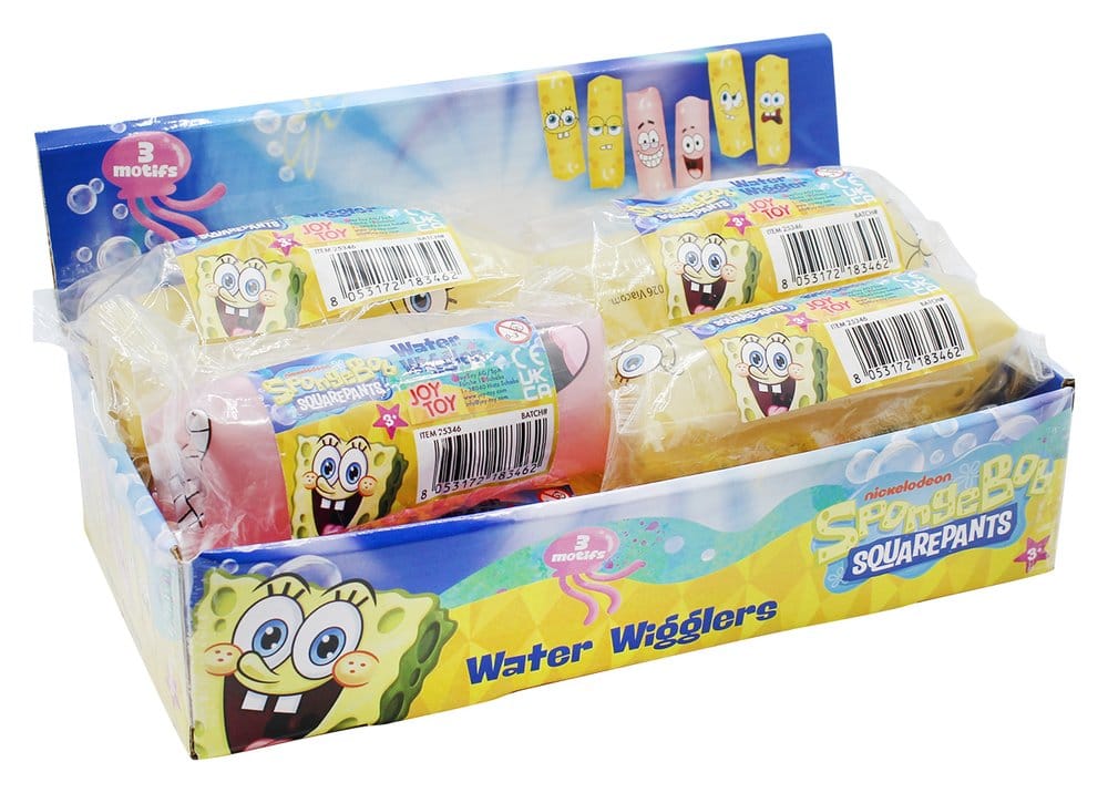 Spongebob Water Wigglers Display (12) - Preorder - ETA: 25.10.2026