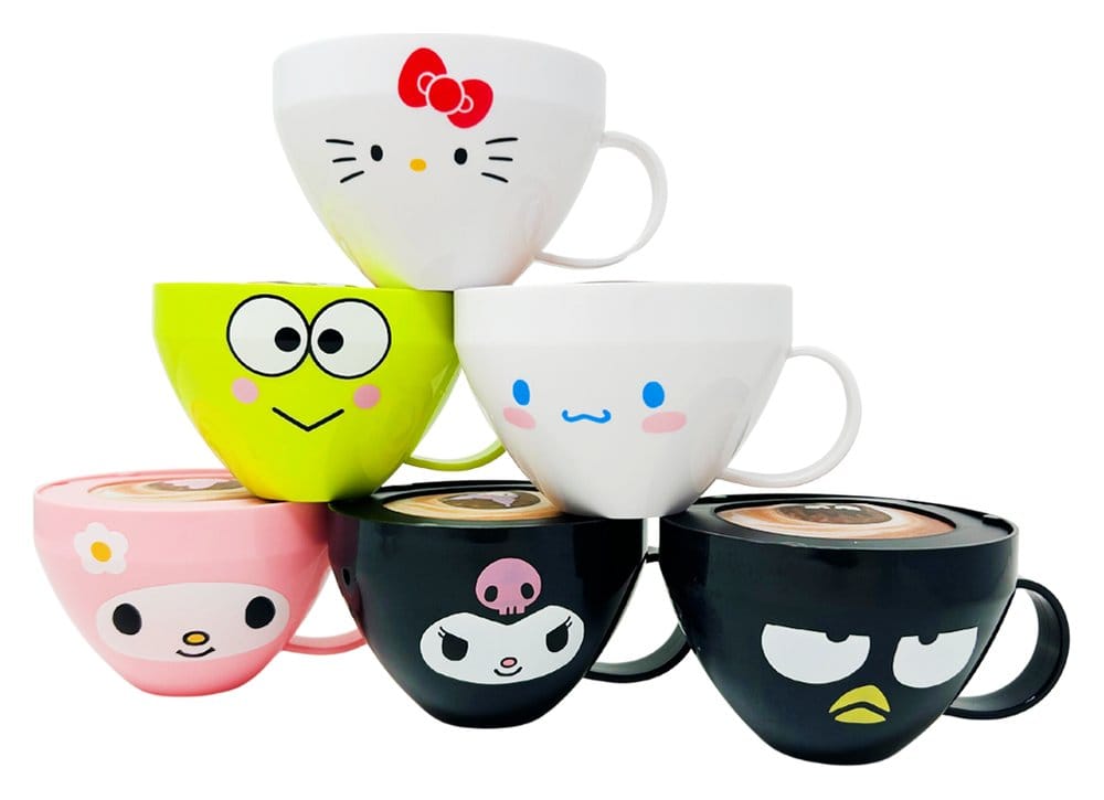 Sanrio Squishy Figuren Hello Kitty Cappuccino Display (8)   - Preorder - ETA: 02.08.2026