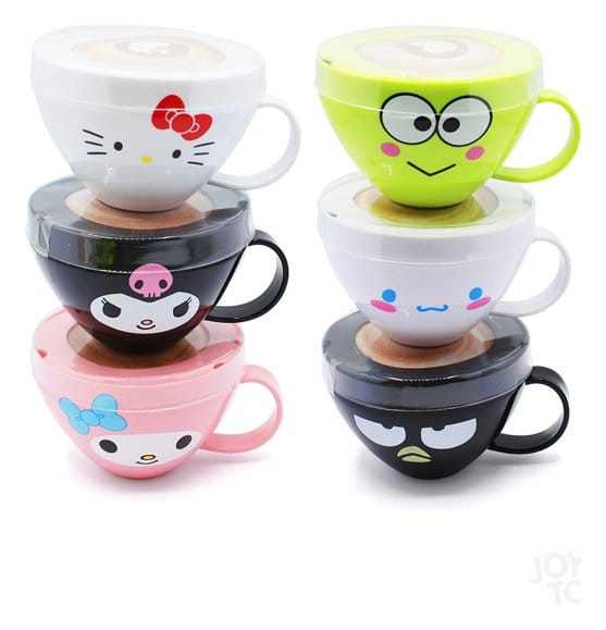 Sanrio Squishy Figuren Hello Kitty Cappuccino Display (8)   - Preorder - ETA: 02.08.2026