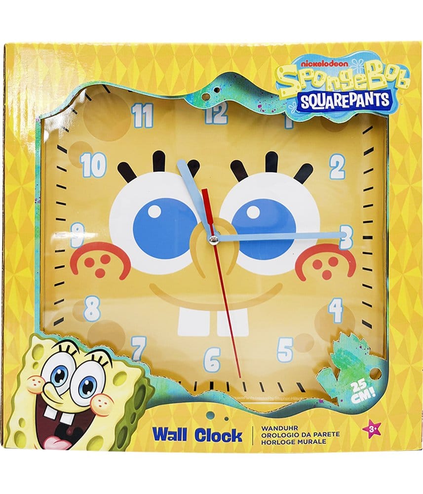 Spongebob Wanduhr quadratisch Spongebob - Preorder - ETA: 25.10.2026